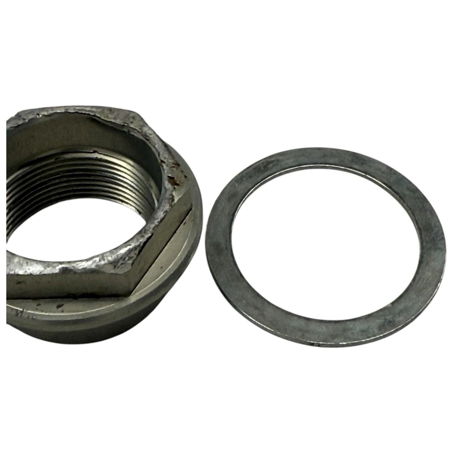 2017 - 2019 DUCATI MONSTER 1200R FRONT AXLE NUT SPACERS WASHER SILVER STOCK