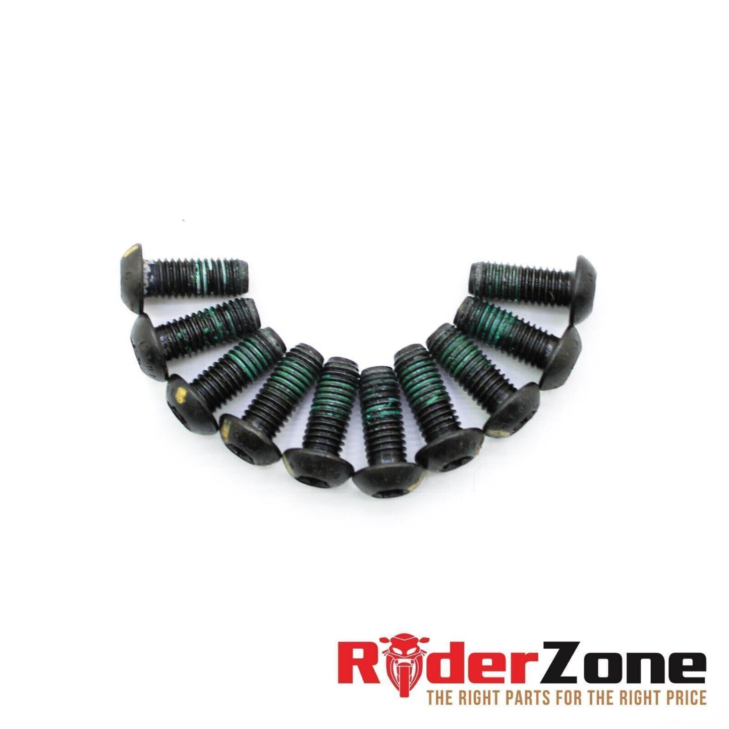 2017 - 2020 DUCATI MONSTER 1200R FRONT ROTOR BOLTS SET HARDWARE COMPLETE BLACK