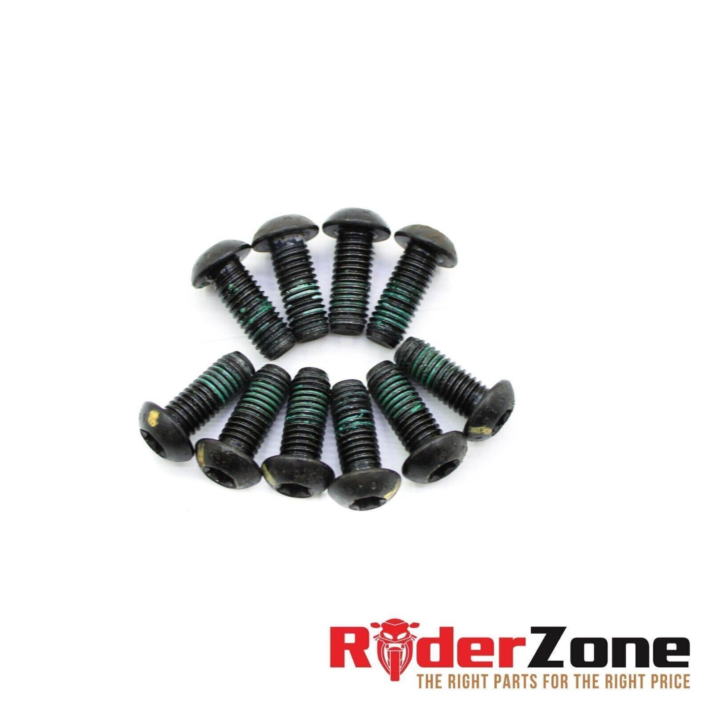 2017 - 2020 DUCATI MONSTER 1200R FRONT ROTOR BOLTS SET HARDWARE COMPLETE BLACK