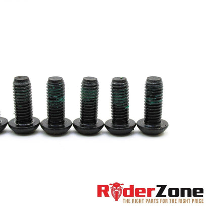 2017 - 2020 DUCATI MONSTER 1200R FRONT ROTOR BOLTS SET HARDWARE COMPLETE BLACK