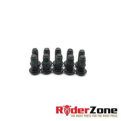 2017 - 2020 DUCATI MONSTER 1200R FRONT ROTOR BOLTS SET HARDWARE COMPLETE BLACK