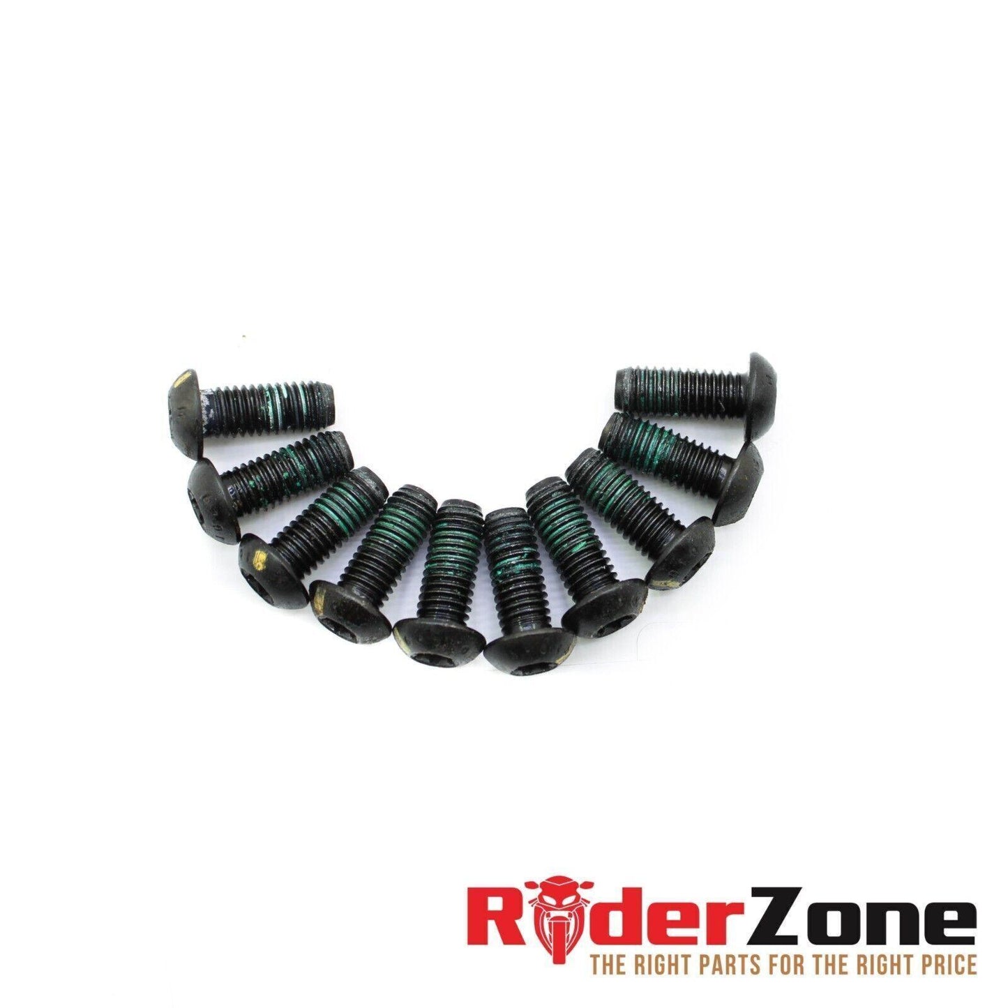 2017 - 2020 DUCATI MONSTER 1200R FRONT ROTOR BOLTS SET HARDWARE COMPLETE BLACK