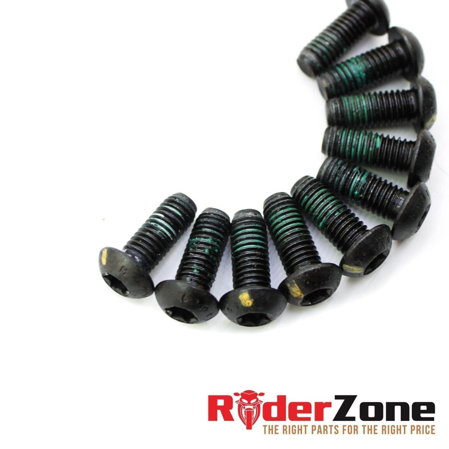 2017 - 2020 DUCATI MONSTER 1200R FRONT ROTOR BOLTS SET HARDWARE COMPLETE BLACK