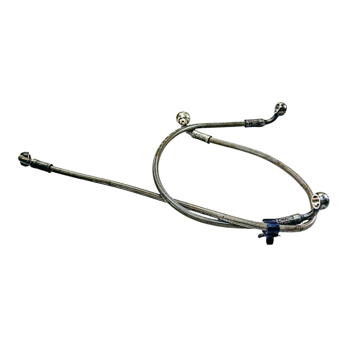 2006 - 2008 TRIUMPH DAYTONA 675 FRONT BRAKE LINES CALIPER HOSES STEEL BRAIDED