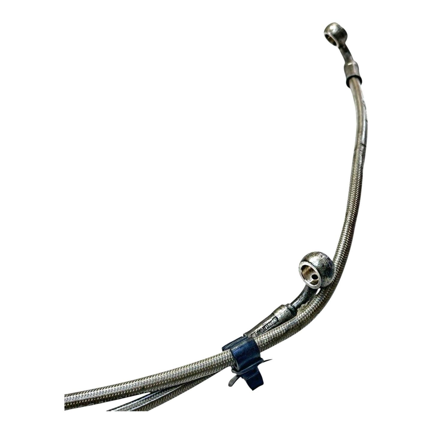 2006 - 2008 TRIUMPH DAYTONA 675 FRONT BRAKE LINES CALIPER HOSES STEEL BRAIDED