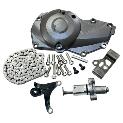 2006 - 2008 TRIUMPH DAYTONA 675 TIMING CHAIN TENSIONER COVER BOLTS BRACKET SET
