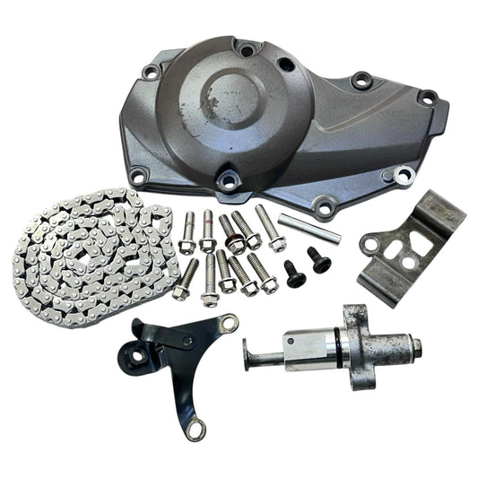 2006 - 2008 TRIUMPH DAYTONA 675 TIMING CHAIN TENSIONER COVER BOLTS BRACKET SET