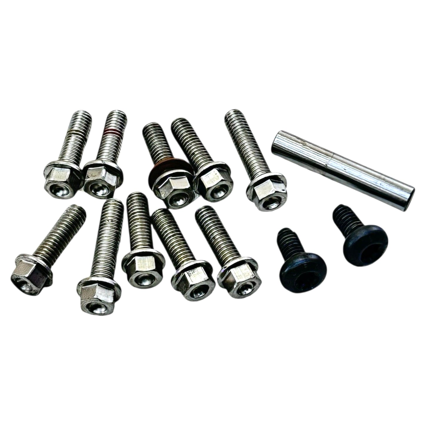 2006 - 2008 TRIUMPH DAYTONA 675 TIMING CHAIN TENSIONER COVER BOLTS BRACKET SET