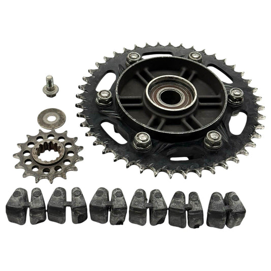 2008 - 2011 HONDA CBR1000RR REAR SPROCKET HUB WHEEL VORTEX CUSHIONS BLACK