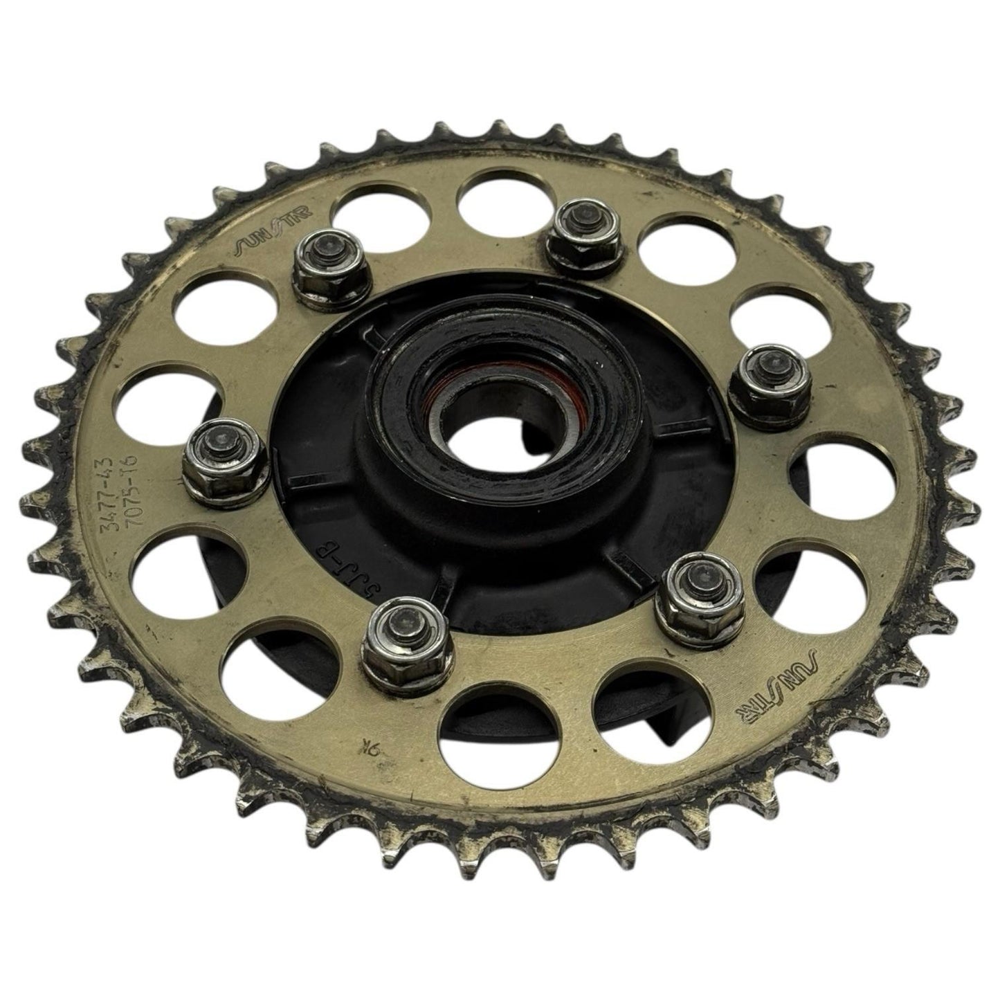 2008 - 2016 YAMAHA YZF R6 REAR SPROCKET BACK WHEEL HUB CUSHIONS SUNSTAR GOLD