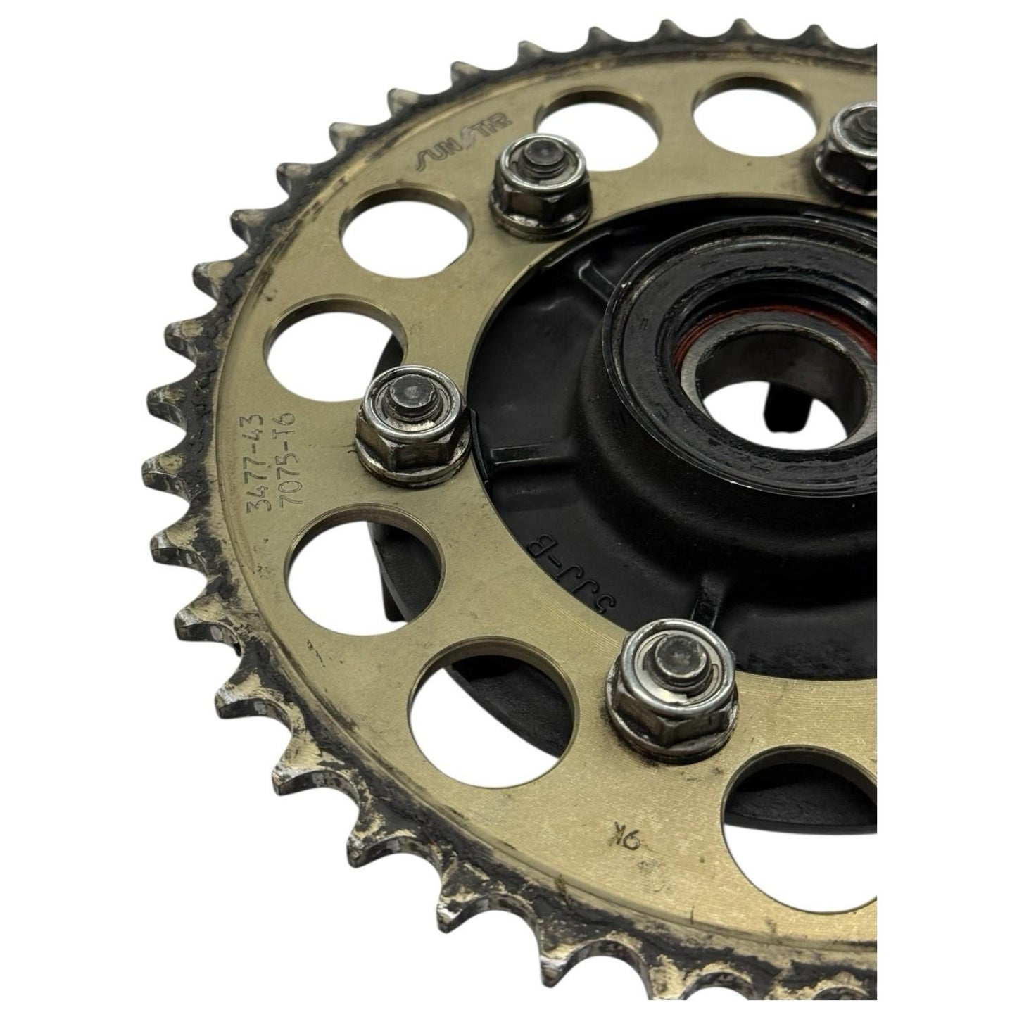 2008 - 2016 YAMAHA YZF R6 REAR SPROCKET BACK WHEEL HUB CUSHIONS SUNSTAR GOLD