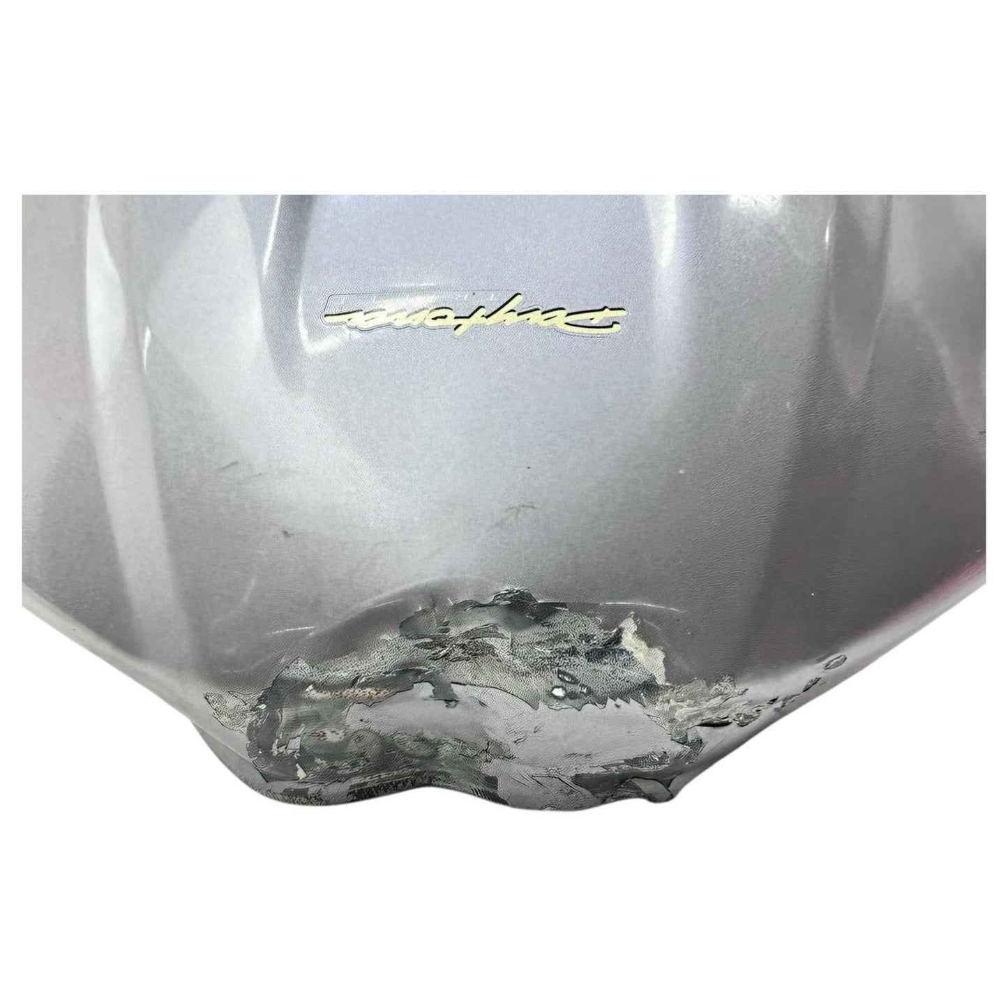 2006 - 2008 TRIUMPH DAYTONA 675 GAS TANK FUEL RESERVOIR GREY *DENTED/SCUFFED*