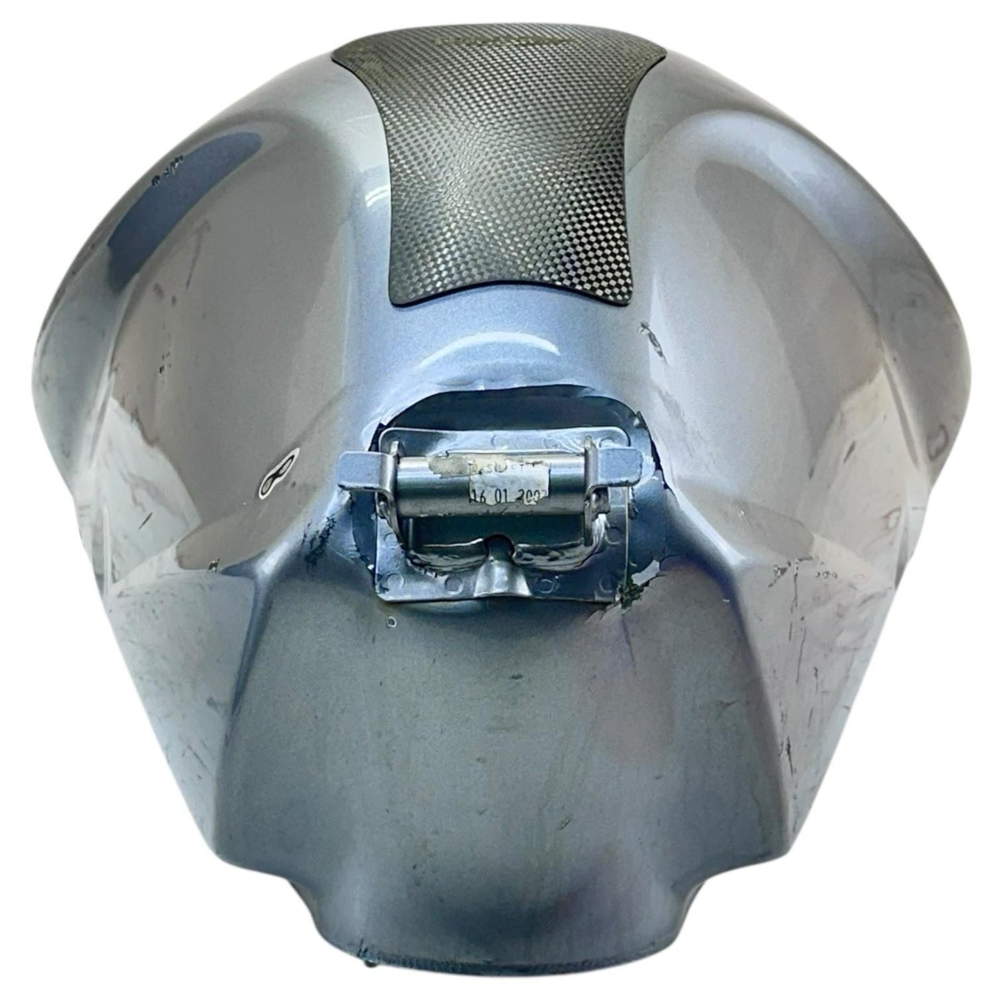 2006 - 2008 TRIUMPH DAYTONA 675 GAS TANK FUEL RESERVOIR GREY *DENTED/SCUFFED*