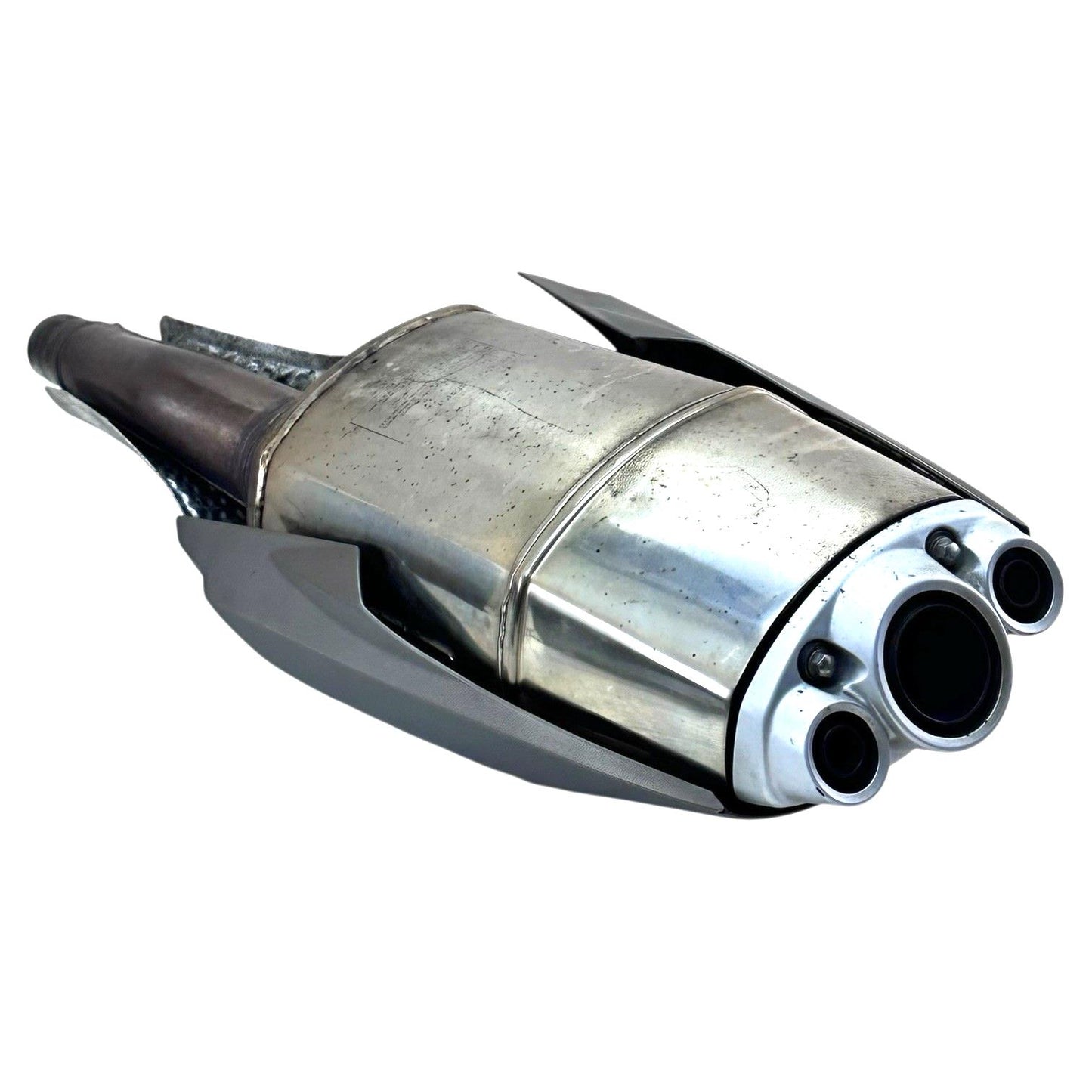 2006 - 2008 TRIUMPH DAYTONA 675 EXHAUST MUFFLER SILENCER HEAT SHEILD STOCK OEM