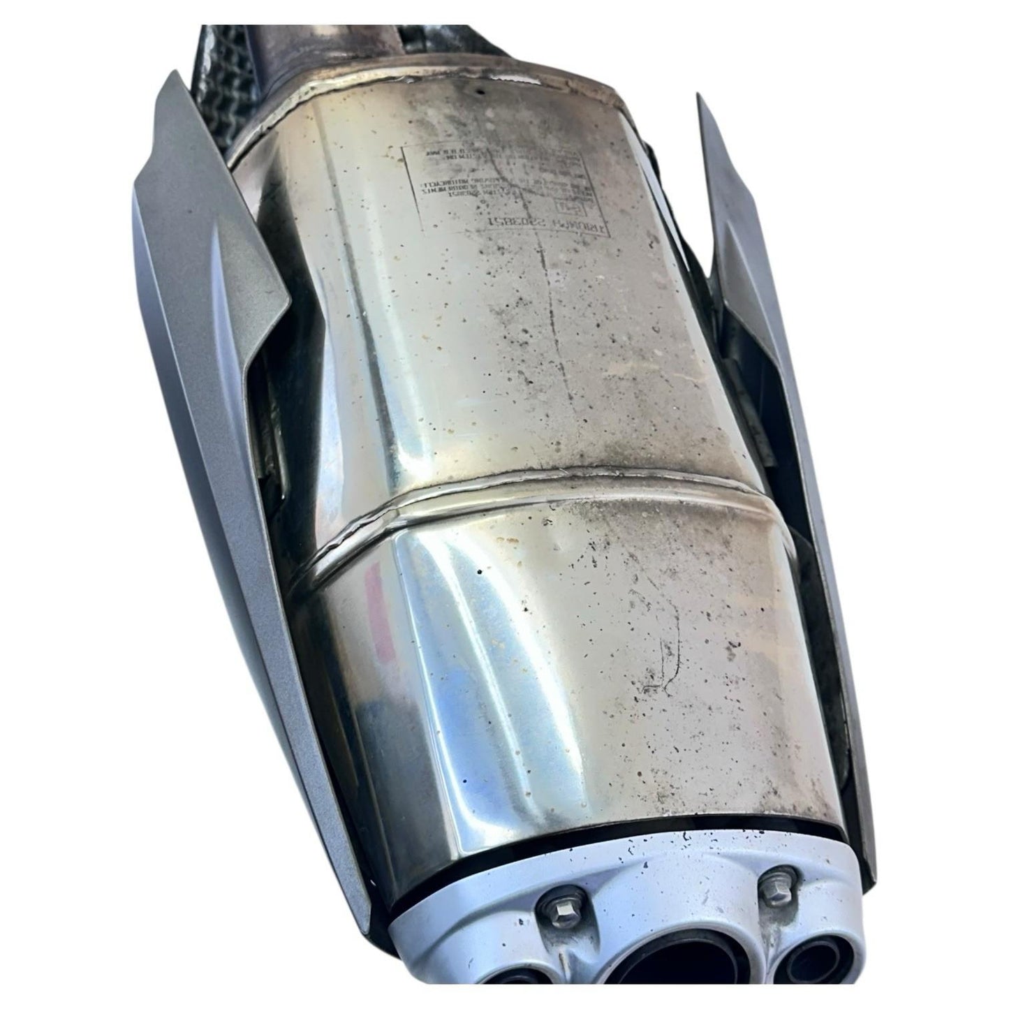 2006 - 2008 TRIUMPH DAYTONA 675 EXHAUST MUFFLER SILENCER HEAT SHEILD STOCK OEM