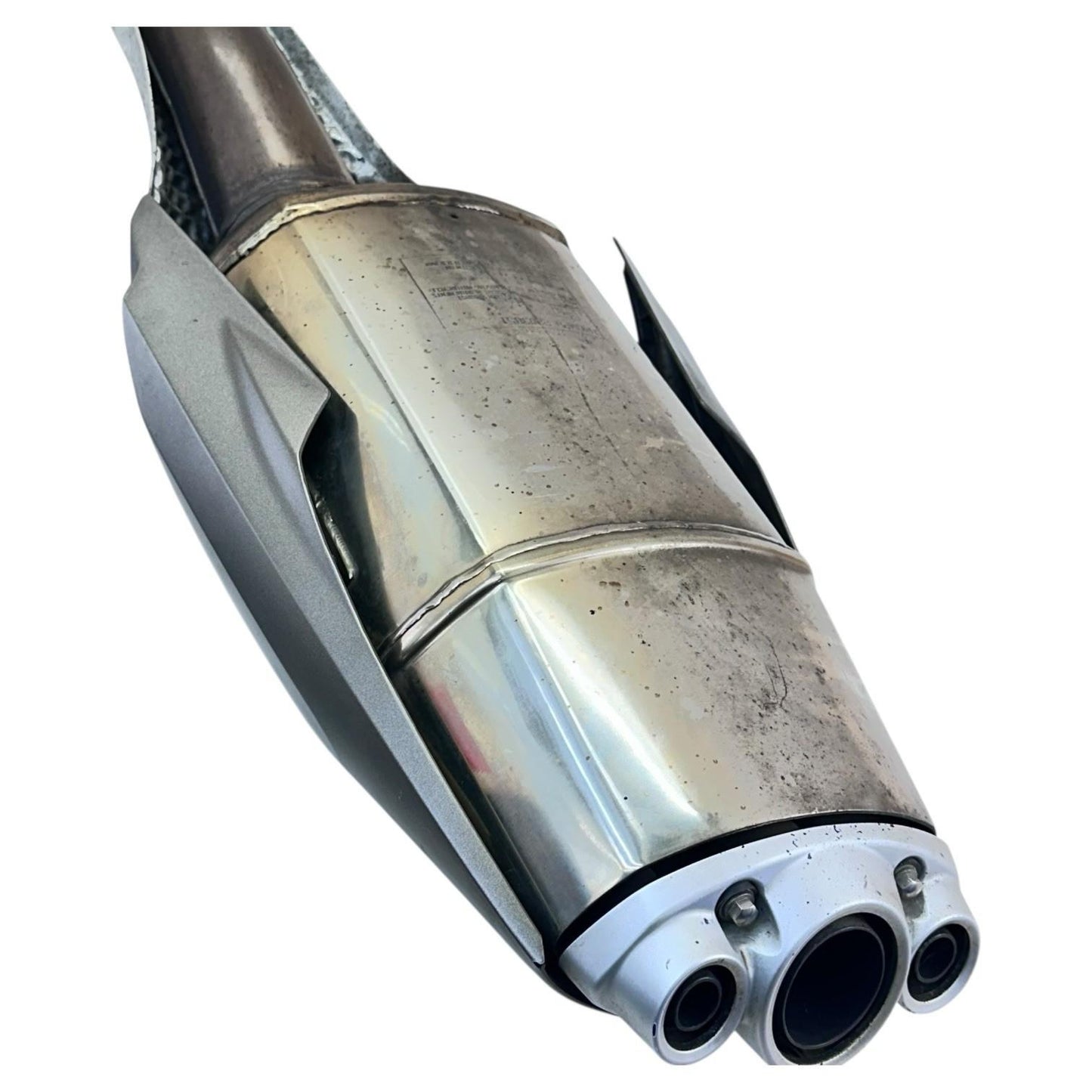 2006 - 2008 TRIUMPH DAYTONA 675 EXHAUST MUFFLER SILENCER HEAT SHEILD STOCK OEM