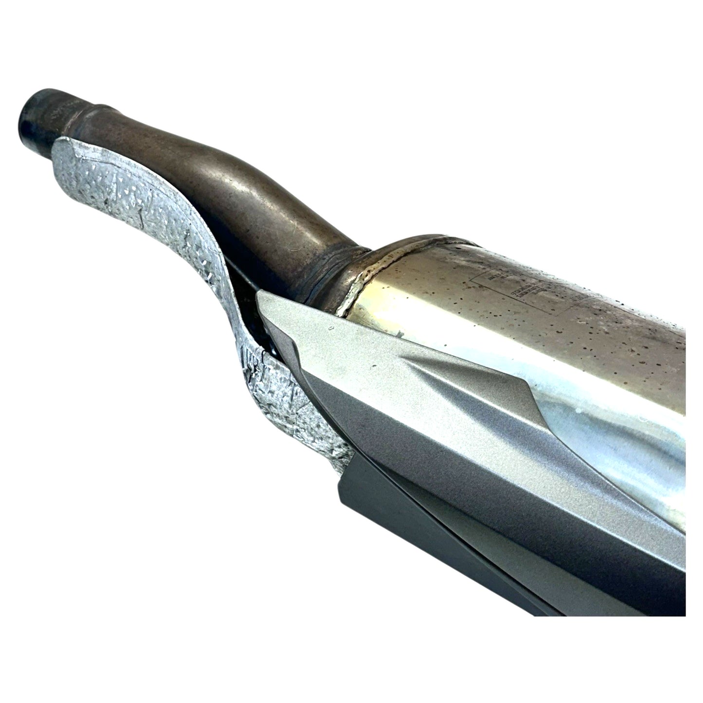 2006 - 2008 TRIUMPH DAYTONA 675 EXHAUST MUFFLER SILENCER HEAT SHEILD STOCK OEM