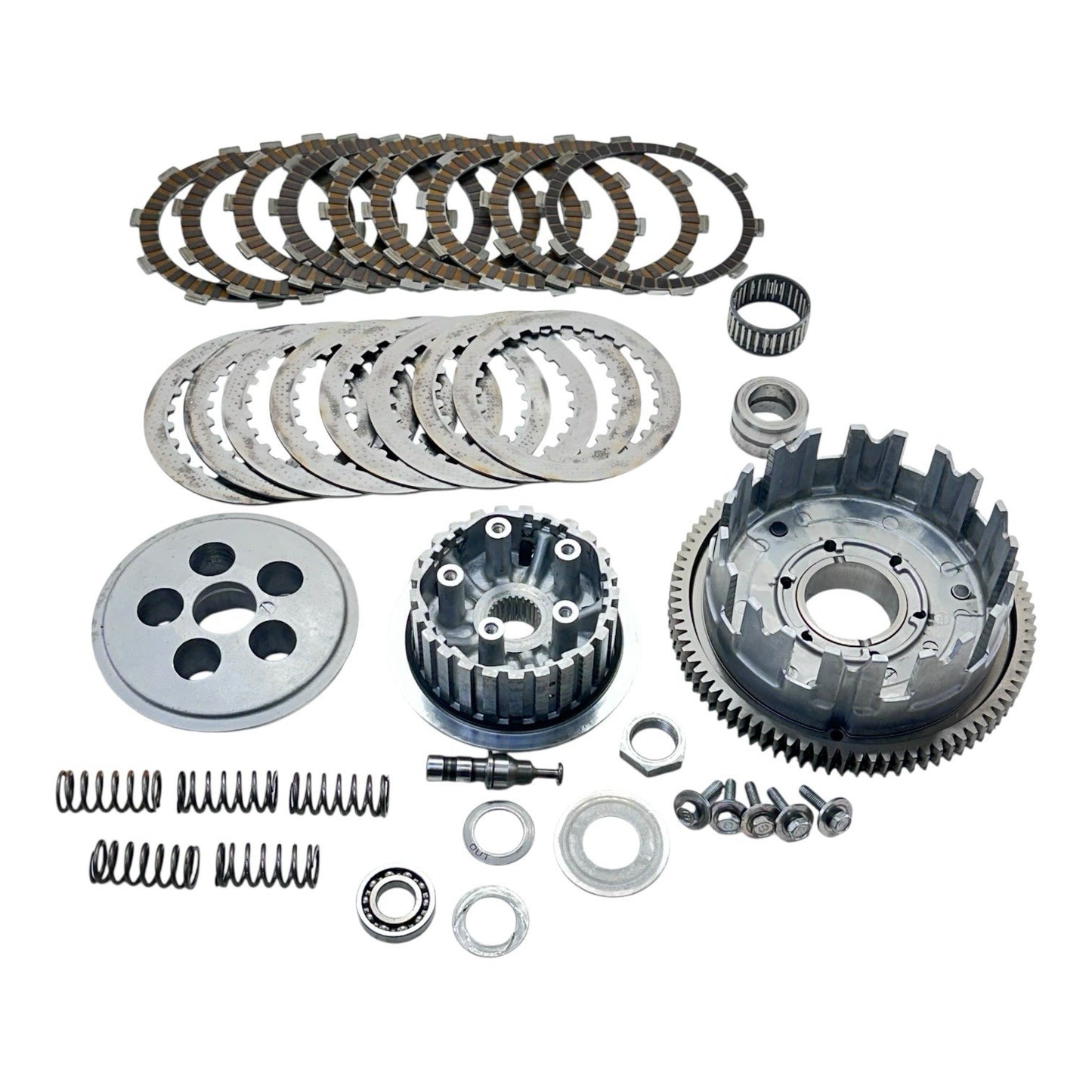 2006 - 2008 TRIUMPH DAYTONA 675 CLUTCH BASKET HUB DISC PLATES HARDWARE SPRINGS