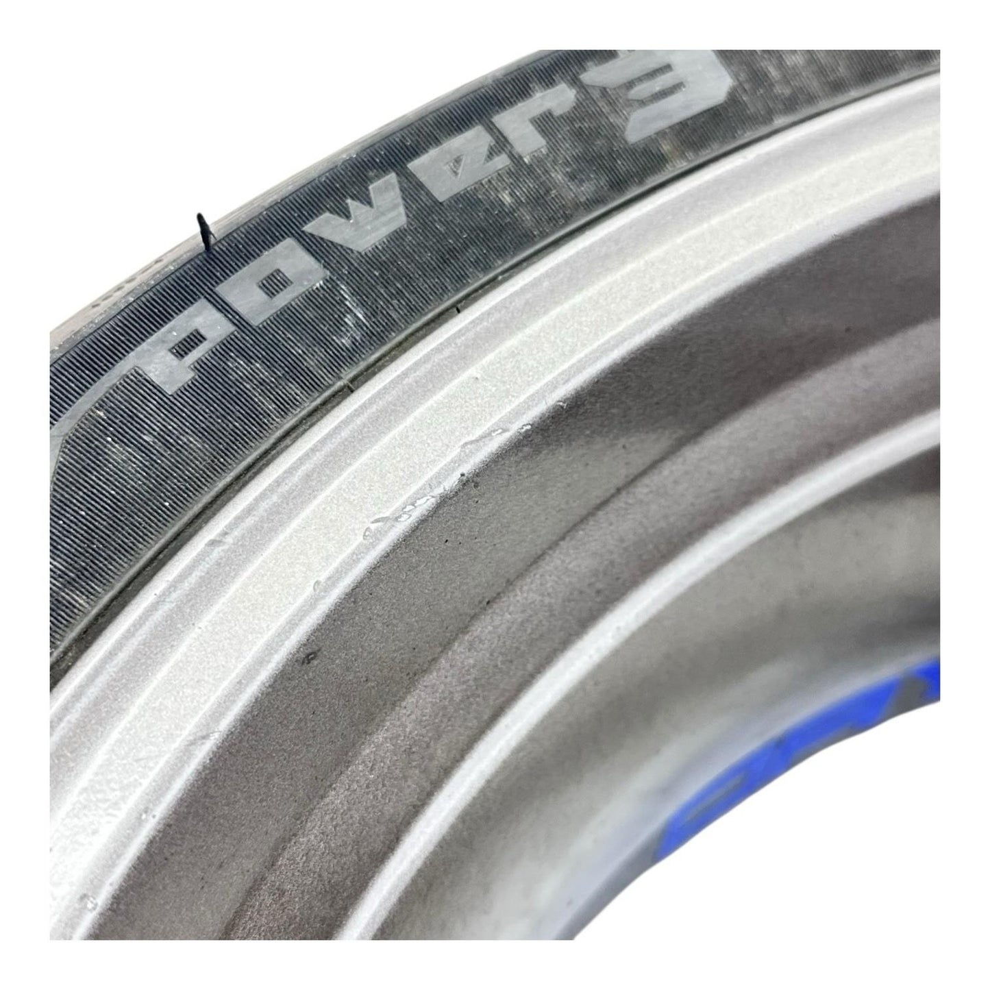 2006 - 2008 TRIUMPH DAYTONA 675 REAR WHEEL BACK RIM TIRE RUBBER HUB GREY OEM