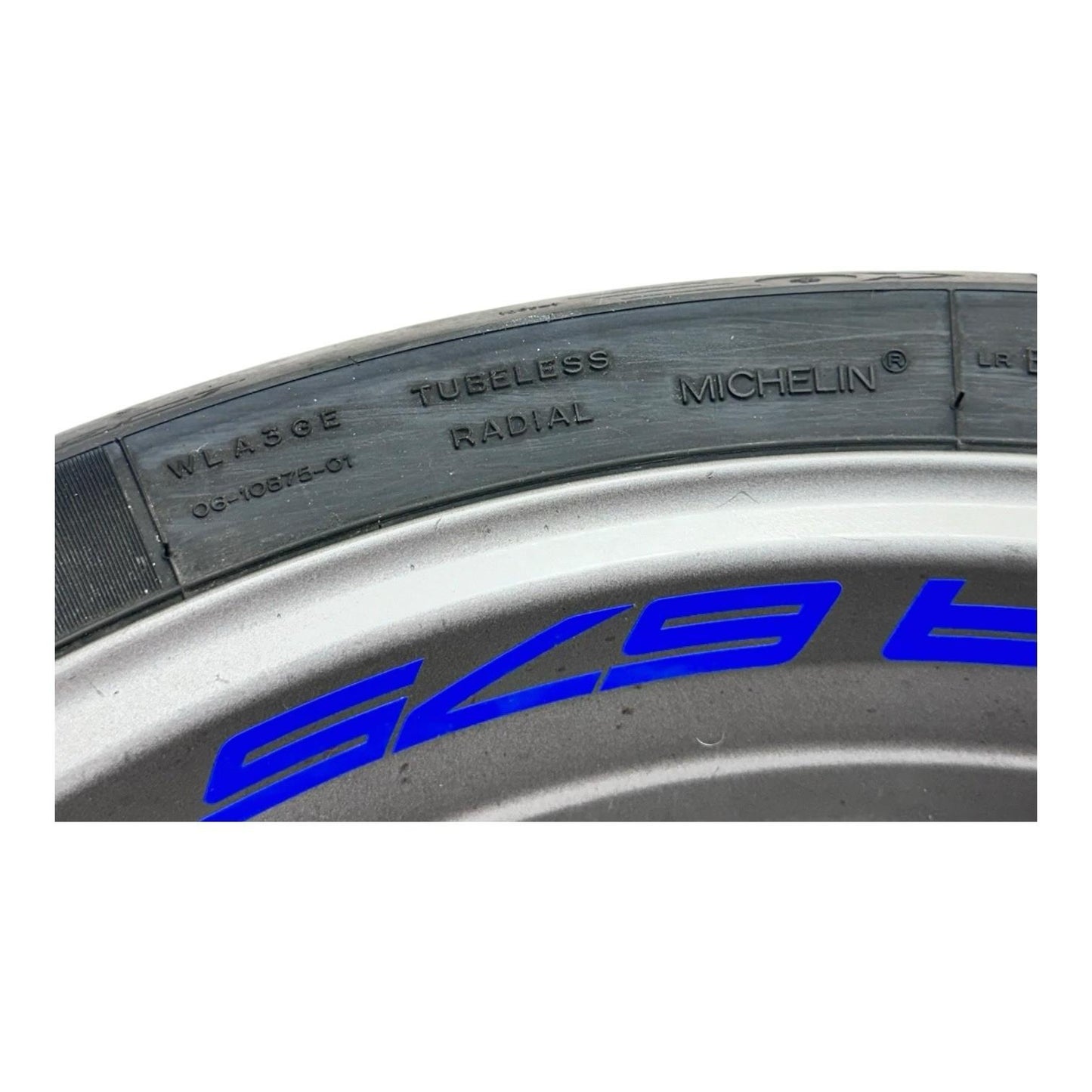 2006 - 2008 TRIUMPH DAYTONA 675 REAR WHEEL BACK RIM TIRE RUBBER HUB GREY OEM