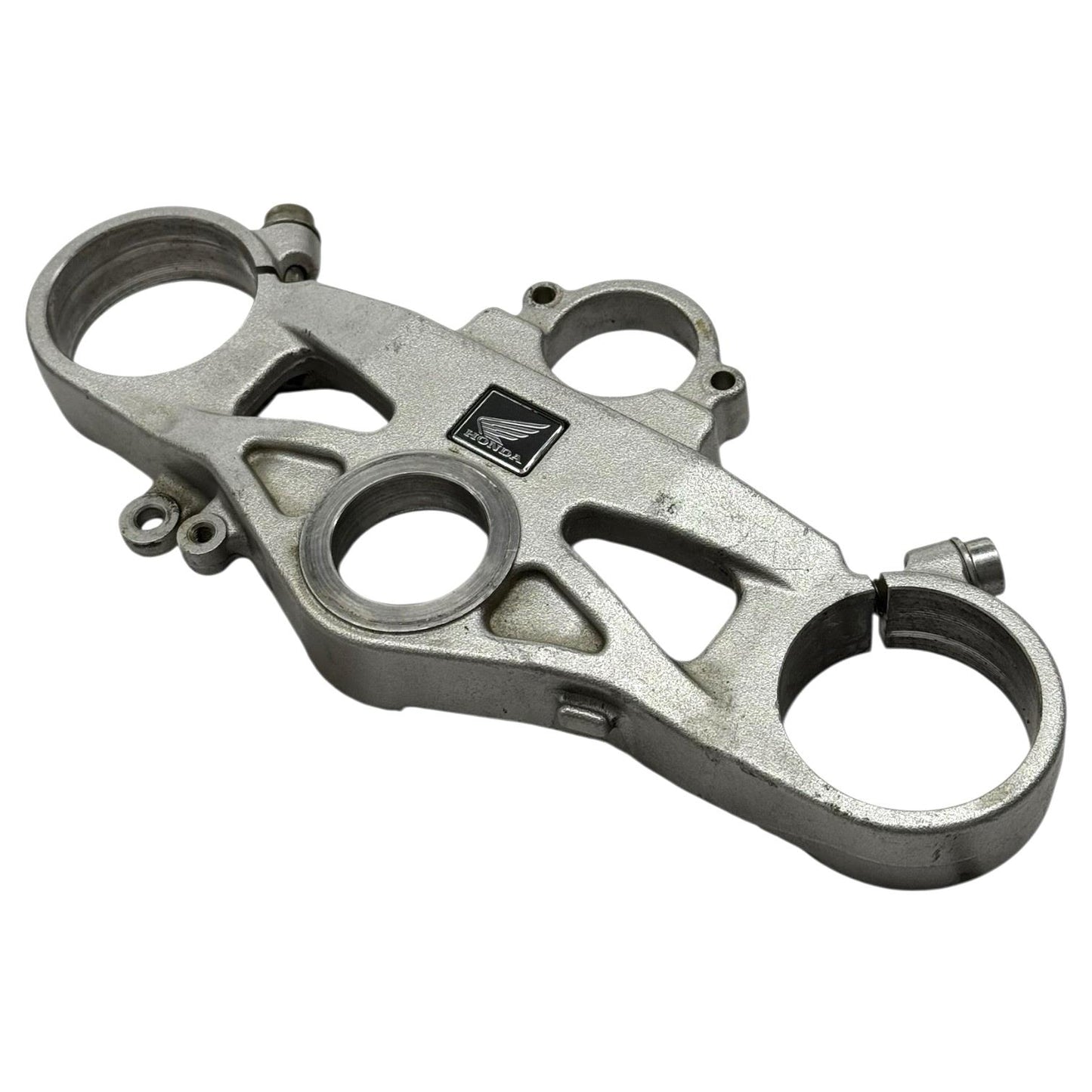 2008 - 2011 HONDA CBR1000RR TRIPLE TREE CLAMP UPPER FRONT FORKS SILVER STOCK