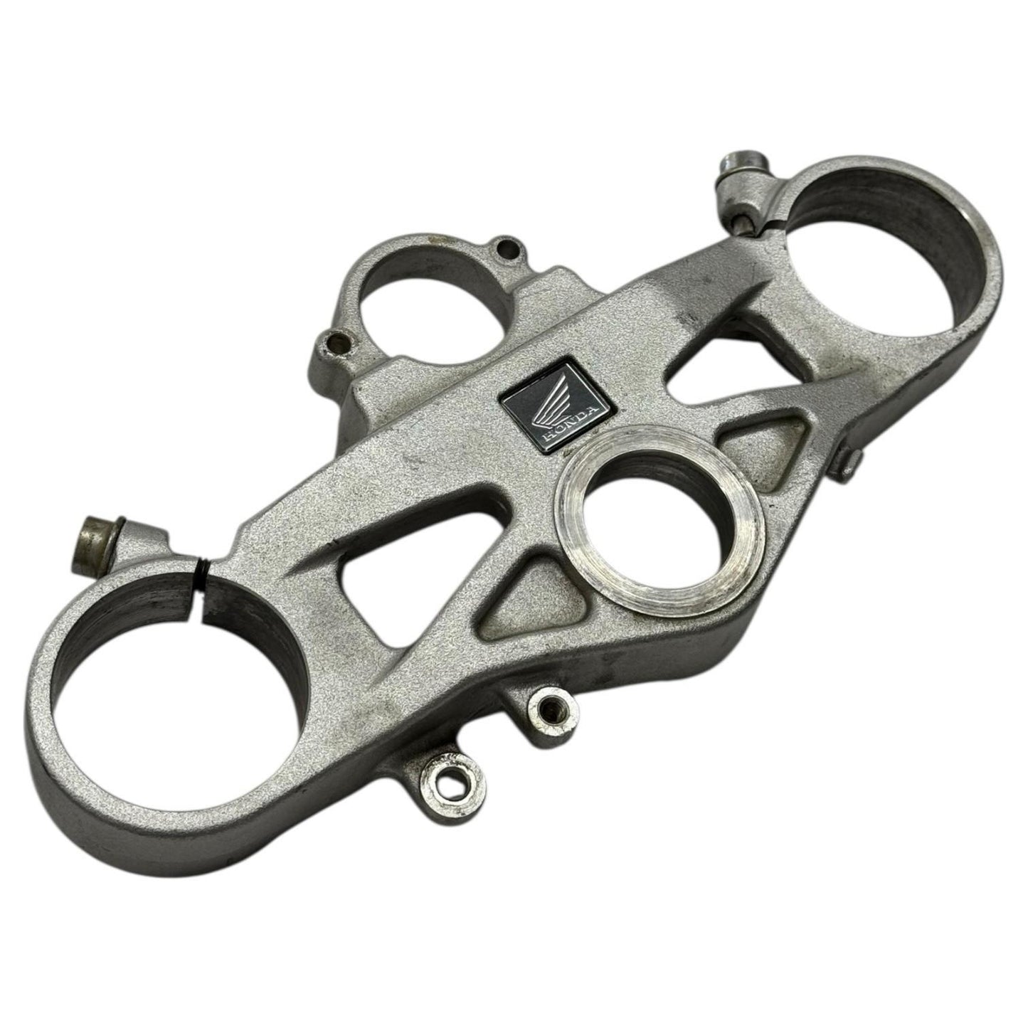 2008 - 2011 HONDA CBR1000RR TRIPLE TREE CLAMP UPPER FRONT FORKS SILVER STOCK