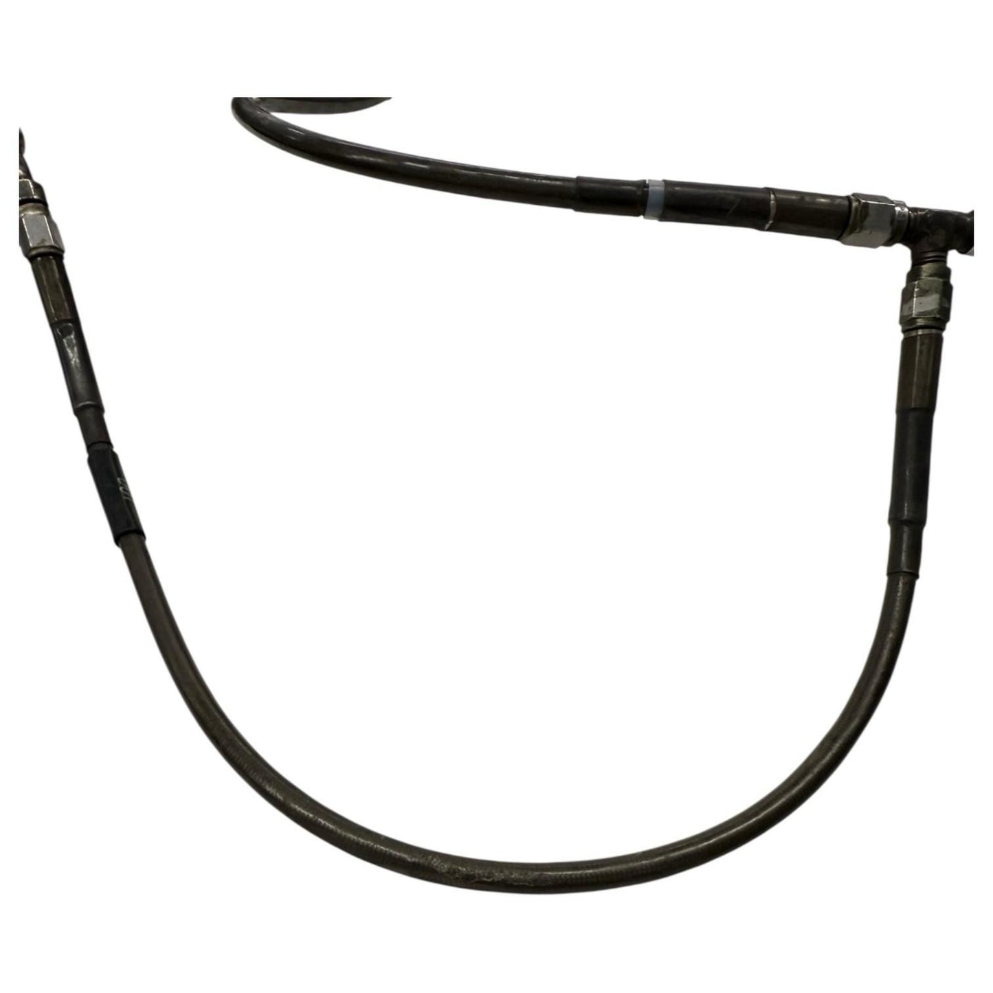 2008 - 2011 HONDA CBR1000RR FRONT BRAKE LINES STEEL BRAIDED CALIPER HOSES