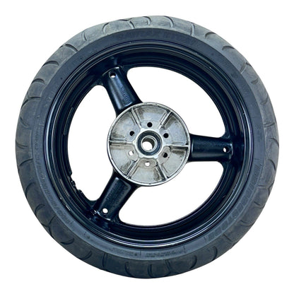 1999 - 2007 SUZUKI HAYABUSA REAR WHEEL BACK RIM TIRE RUBBER BLACK STOCK OEM