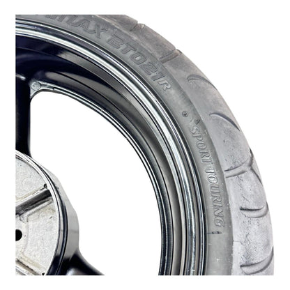 1999 - 2007 SUZUKI HAYABUSA REAR WHEEL BACK RIM TIRE RUBBER BLACK STOCK OEM