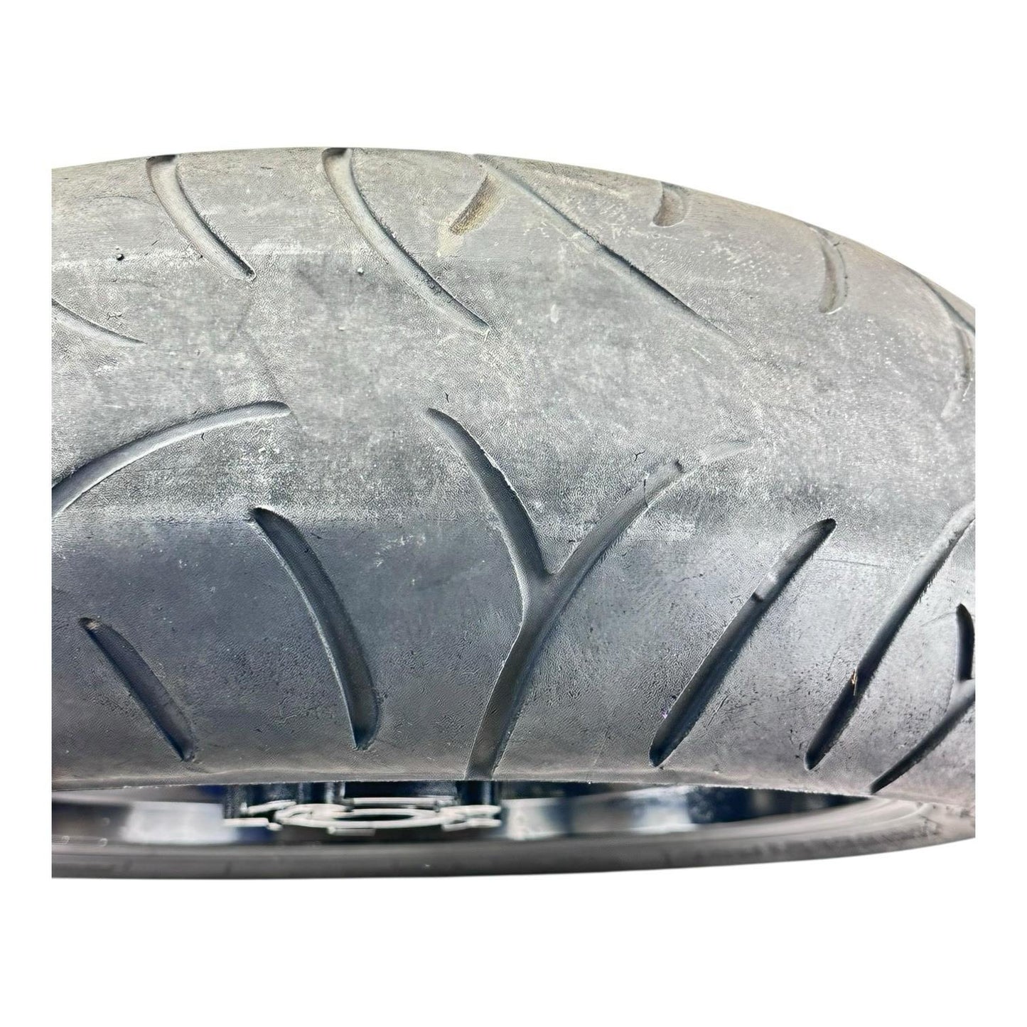 1999 - 2007 SUZUKI HAYABUSA REAR WHEEL BACK RIM TIRE RUBBER BLACK STOCK OEM