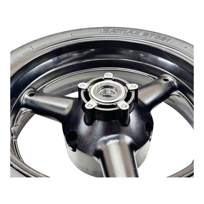1999 - 2007 SUZUKI HAYABUSA REAR WHEEL BACK RIM TIRE RUBBER BLACK STOCK OEM