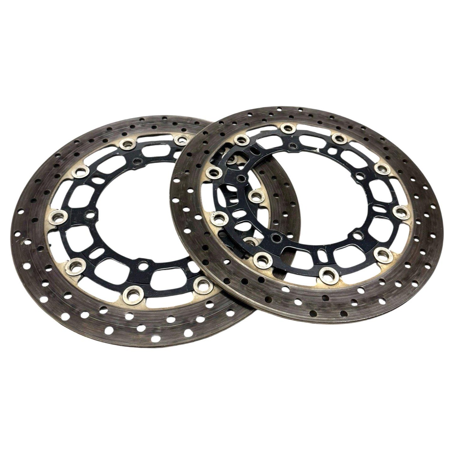 2008 - 2016 YAMAHA YZF R6 FRONT BRAKE ROTORS DISCS LH RH OEM 13S-2581T-00-00