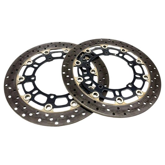 2008 - 2016 YAMAHA YZF R6 FRONT BRAKE ROTORS DISCS LH RH OEM 13S-2581T-00-00