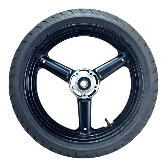 1999 - 2007 SUZUKI HAYABUSA FRONT WHEEL RIM TIRE RUBBER BLACK STOCK OEM