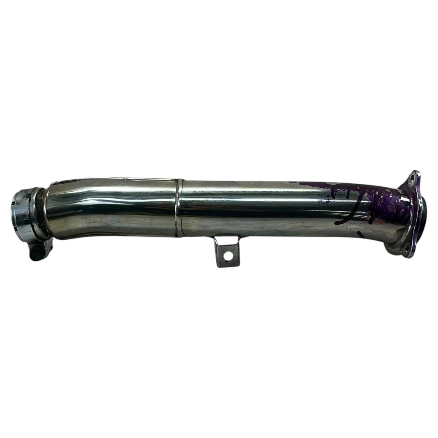 1999 - 2007 SUZUKI HAYABUSA EXHAUST MIDPIPE MUFFLER MIDDLE PIPE *DENTED/STAINED*