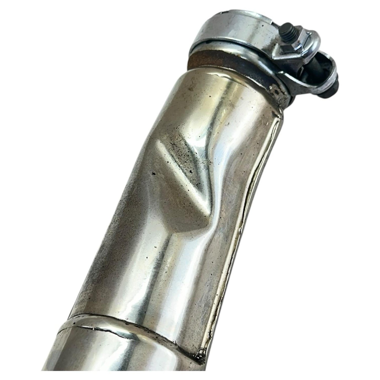 1999 - 2007 SUZUKI HAYABUSA EXHAUST MIDPIPE MUFFLER MIDDLE PIPE *DENTED/STAINED*