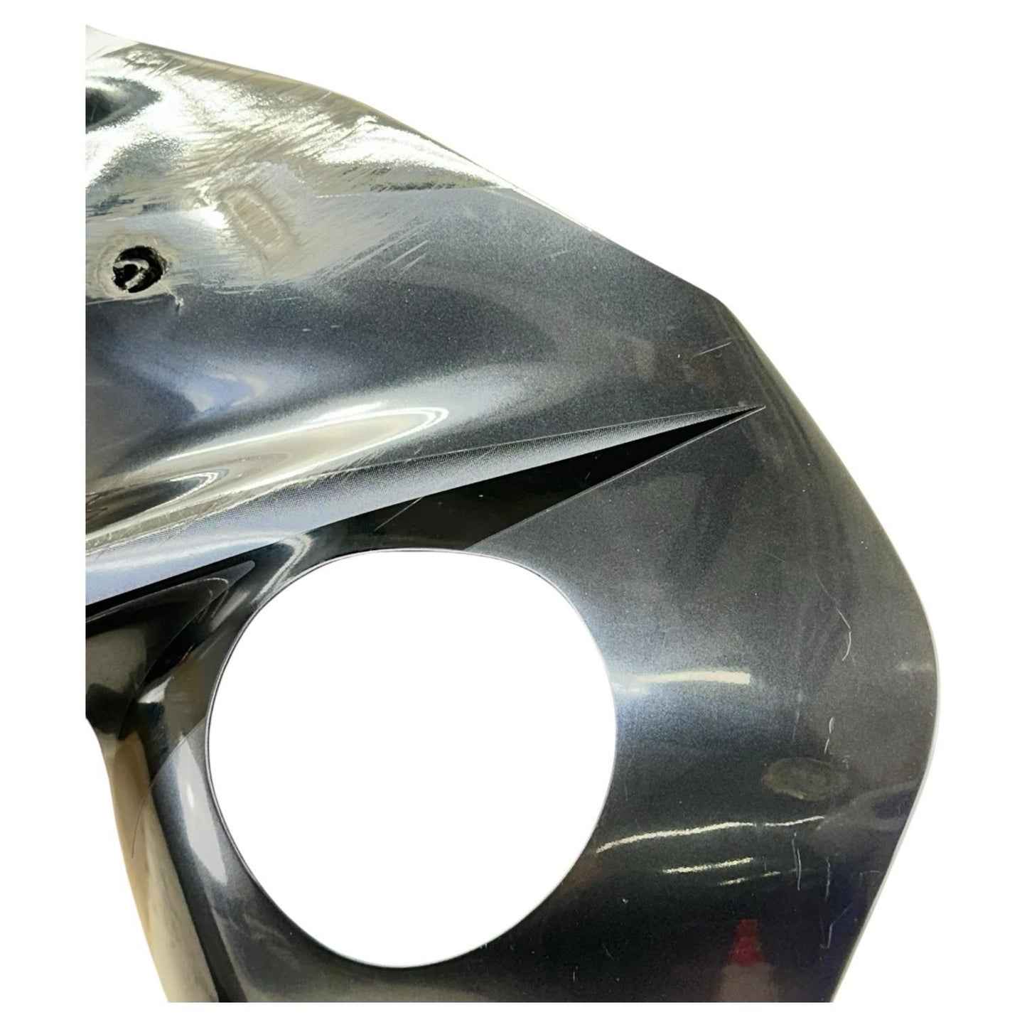 1999 - 2007 SUZUKI HAYABUSA LEFT SIDE MID FAIRING PLASTIC GREY STOCK *SCUFFED*