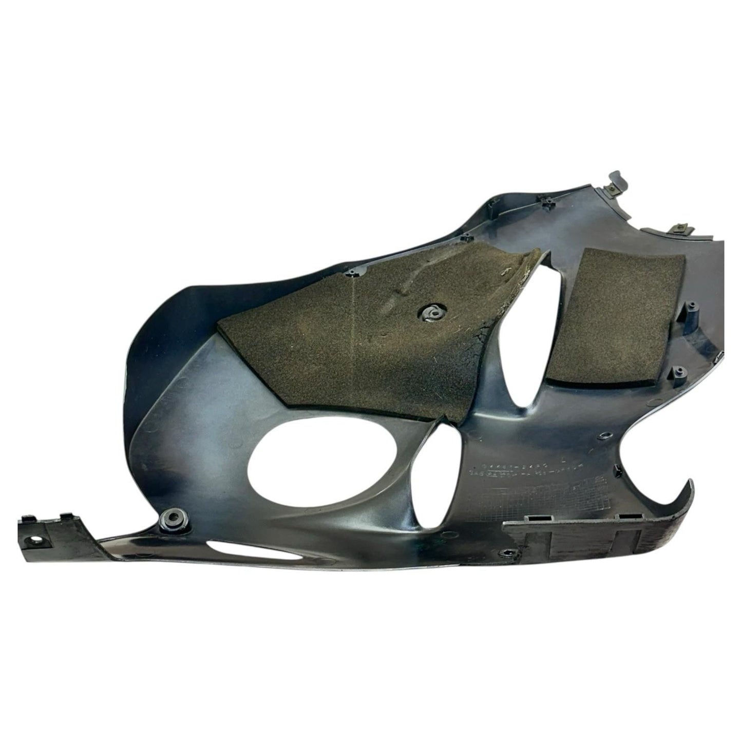 1999 - 2007 SUZUKI HAYABUSA LEFT SIDE MID FAIRING PLASTIC GREY STOCK *SCUFFED*