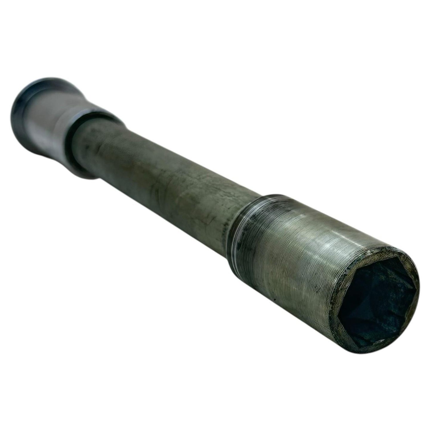 1999 - 2007 SUZUKI HAYABUSA FRONT WHEEL AXLE RIM PIVOT BOLT SILVER STRAIGHT OEM