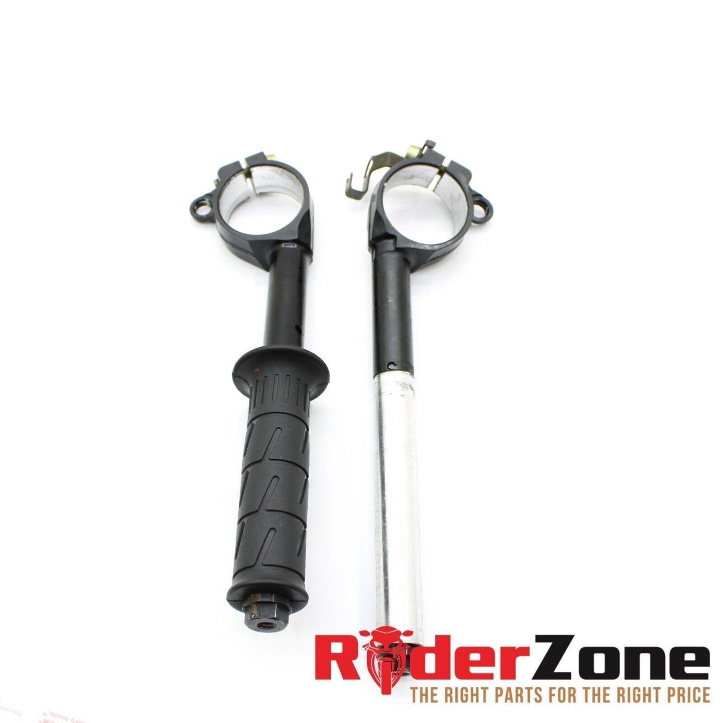 2006 2007 KAWASAKI NINJA ZX10R HANDLEBAR SET CLIP ON LEFT RIGHT BLACK STRAIGHT