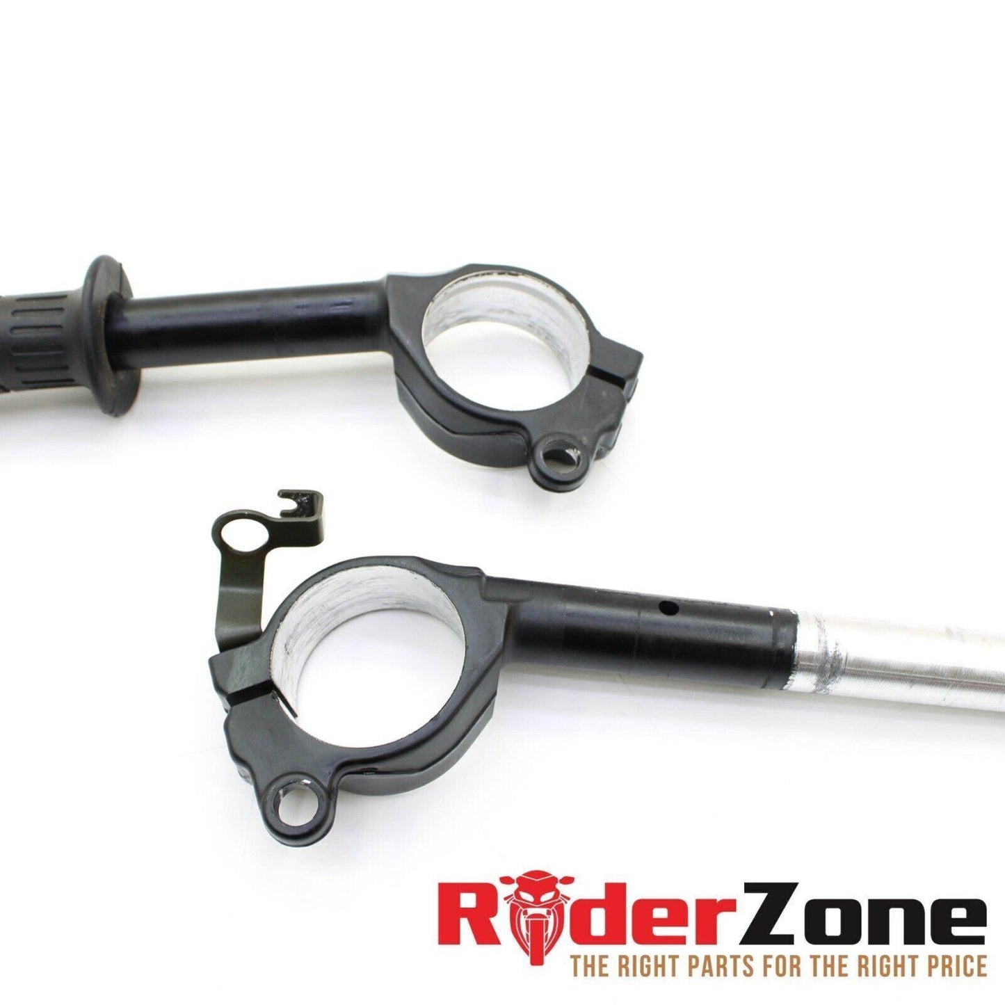 2006 2007 KAWASAKI NINJA ZX10R HANDLEBAR SET CLIP ON LEFT RIGHT BLACK STRAIGHT
