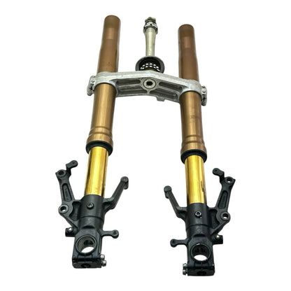 1999 - 2007 SUZUKI HAYABUSA FRONT FORK SUSPENSION LOWER TRIPLE TREE STEM SET OEM