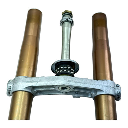 1999 - 2007 SUZUKI HAYABUSA FRONT FORK SUSPENSION LOWER TRIPLE TREE STEM SET OEM