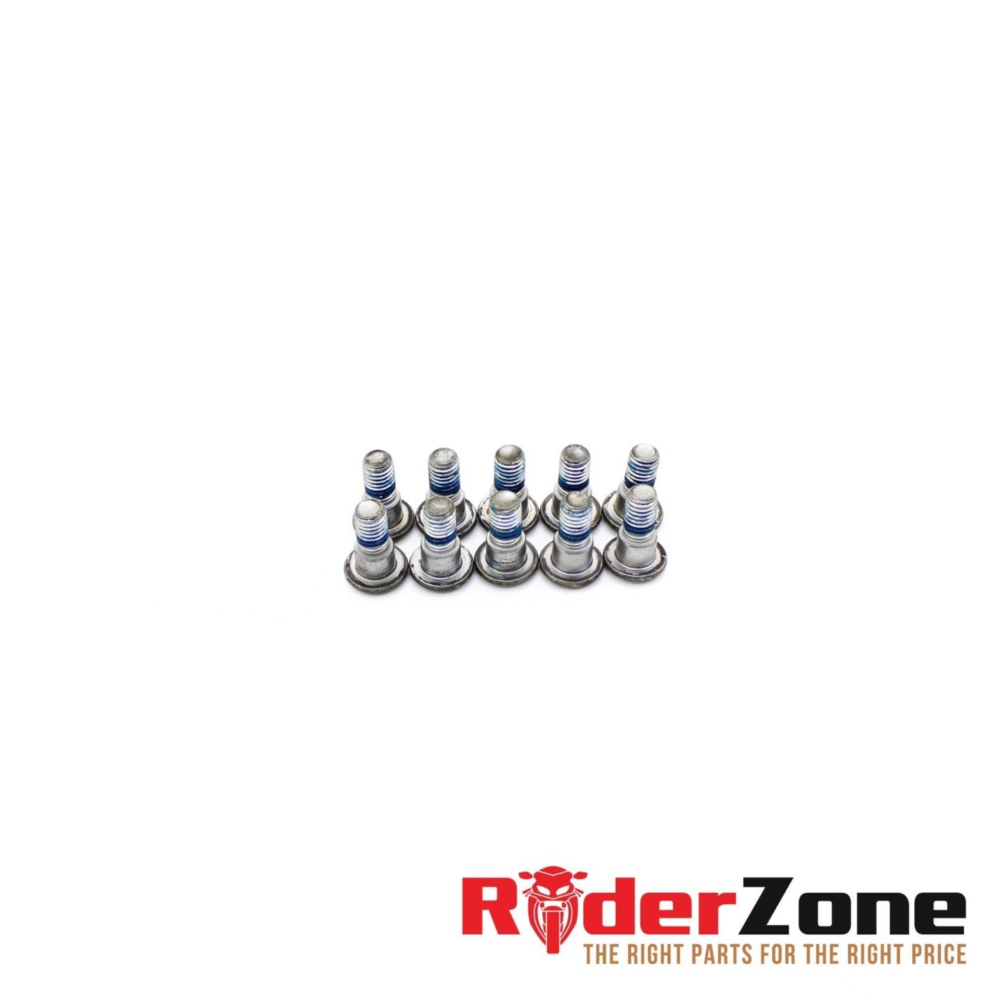 2004 - 2024 SUZUKI GSXR 1000 FRONT ROTOR BOLTS COMPLETE HARDWARE SILVER