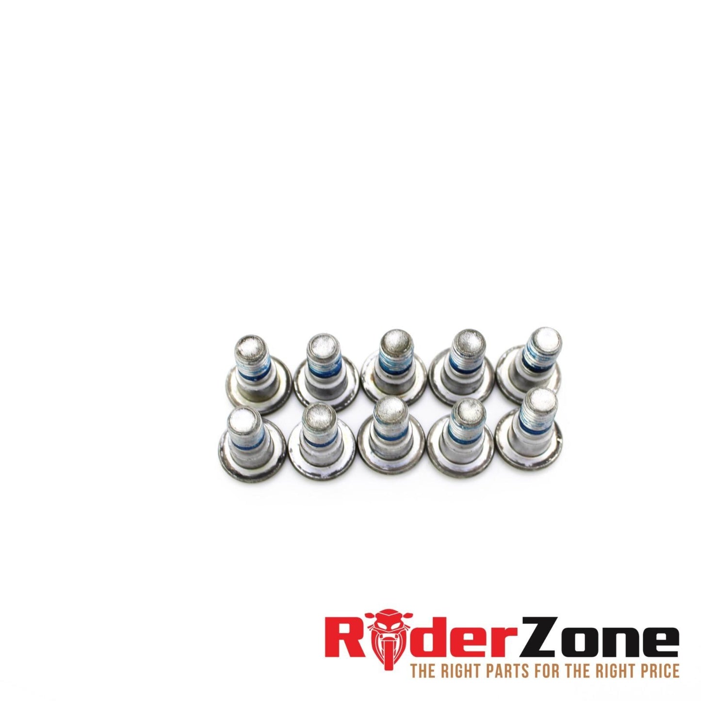 2004 - 2024 SUZUKI GSXR 1000 FRONT ROTOR BOLTS COMPLETE HARDWARE SILVER