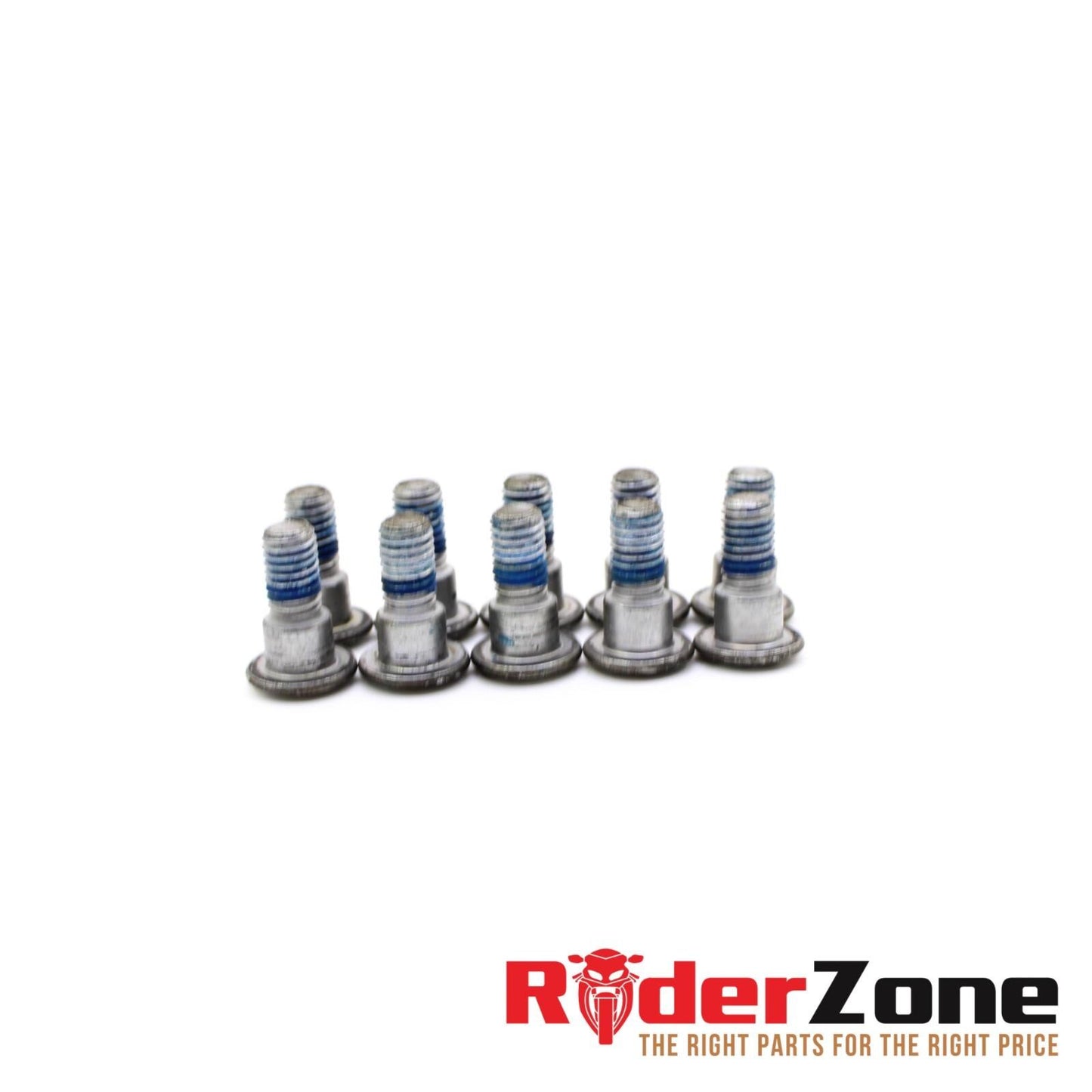 2004 - 2024 SUZUKI GSXR 1000 FRONT ROTOR BOLTS COMPLETE HARDWARE SILVER