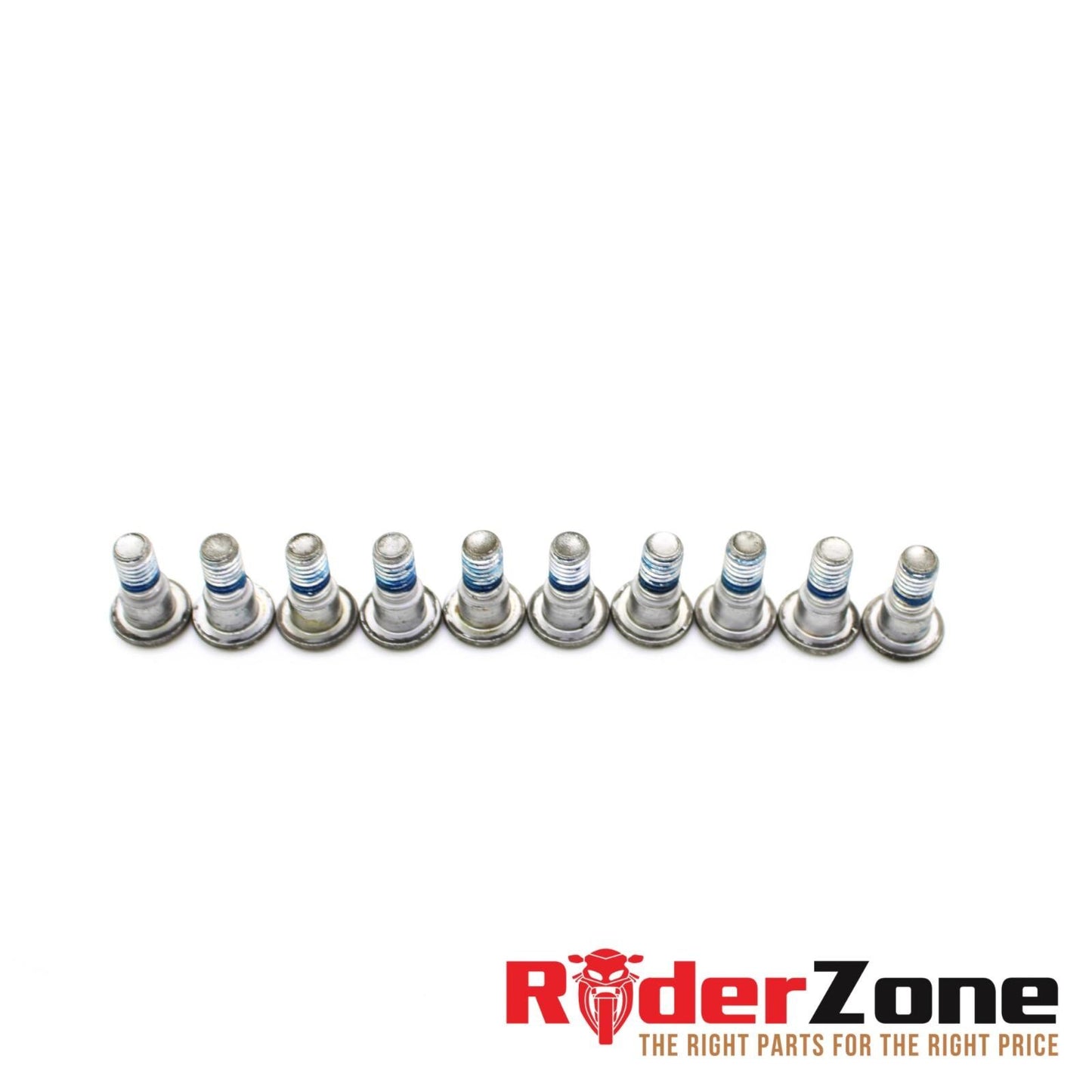 2004 - 2024 SUZUKI GSXR 1000 FRONT ROTOR BOLTS COMPLETE HARDWARE SILVER