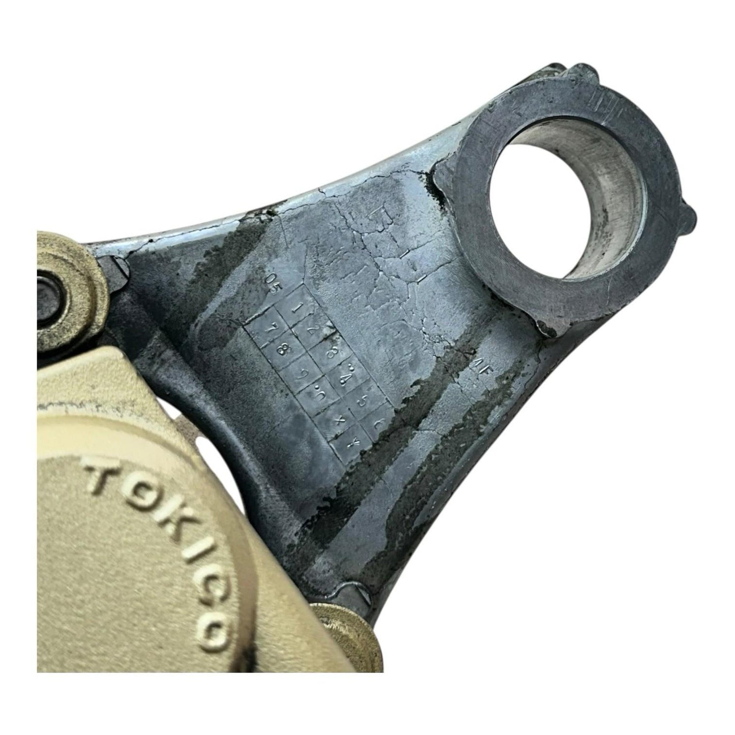 1999 - 2007 SUZUKI HAYABUSA REAR BRAKE CALIPER BACK PADS BRACKET TOKICO YELLOW