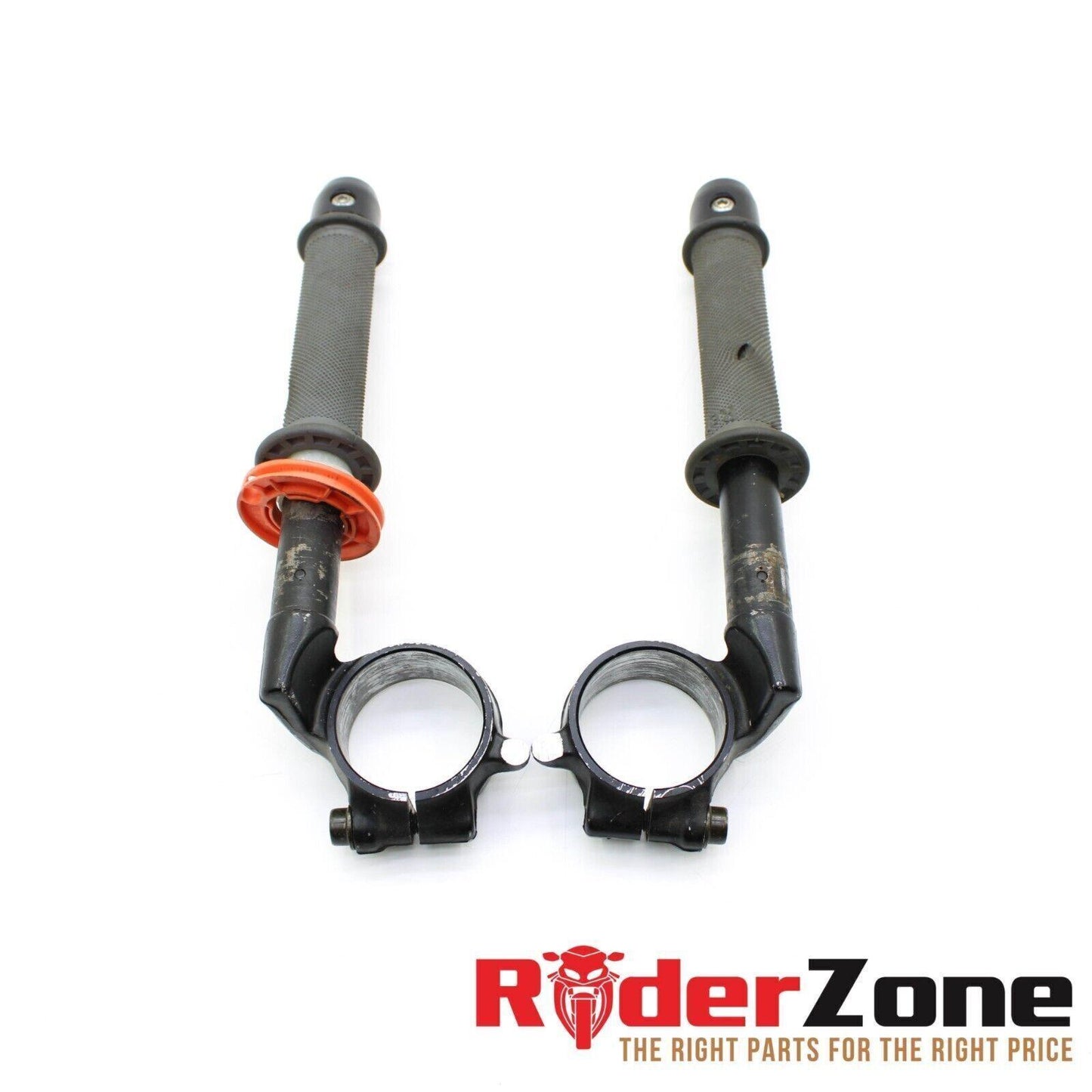 2004 2005 HONDA CBR1000RR HANDLE BAR CLIP ON SET LEFT RIGHT GRIP STRAIGHT