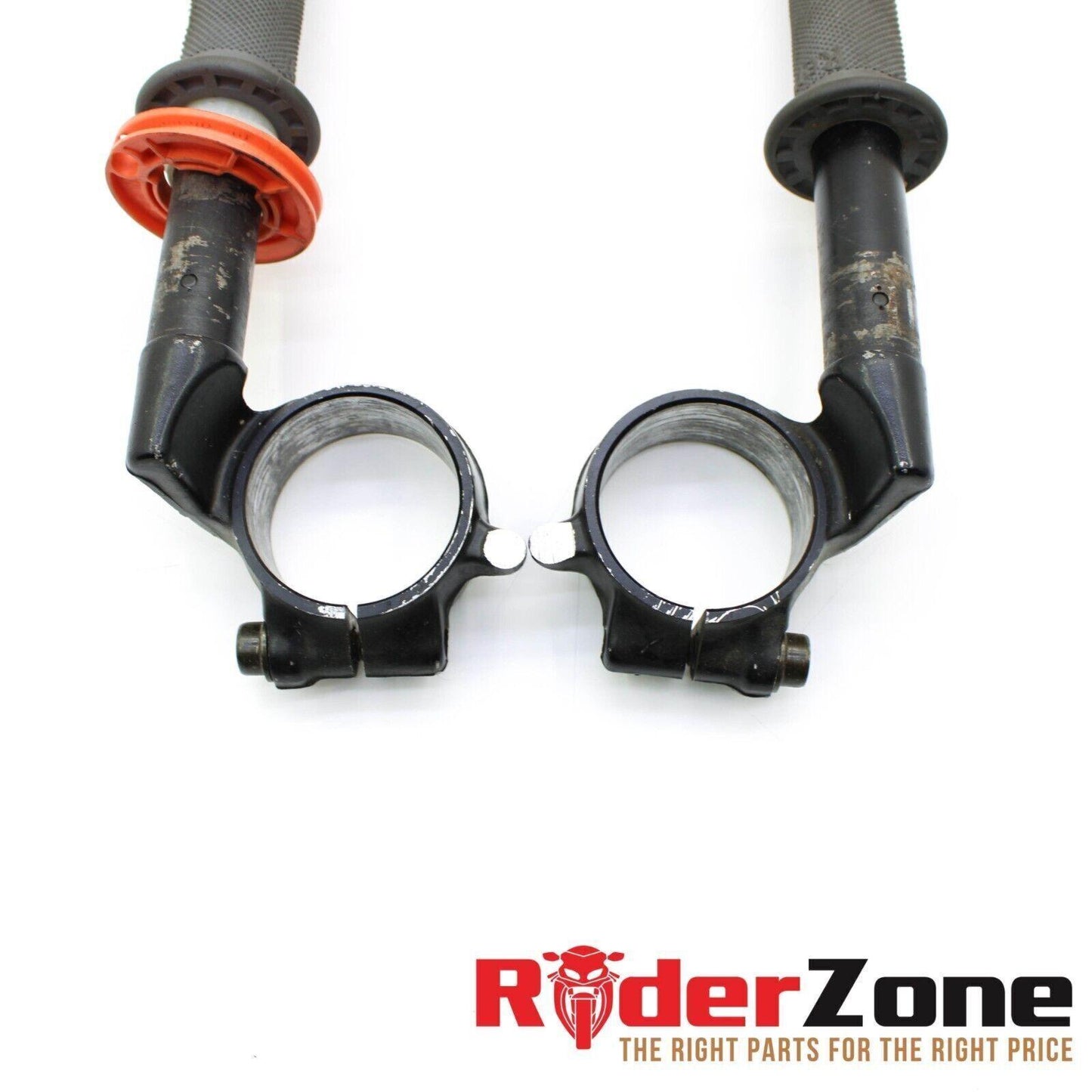2004 2005 HONDA CBR1000RR HANDLE BAR CLIP ON SET LEFT RIGHT GRIP STRAIGHT